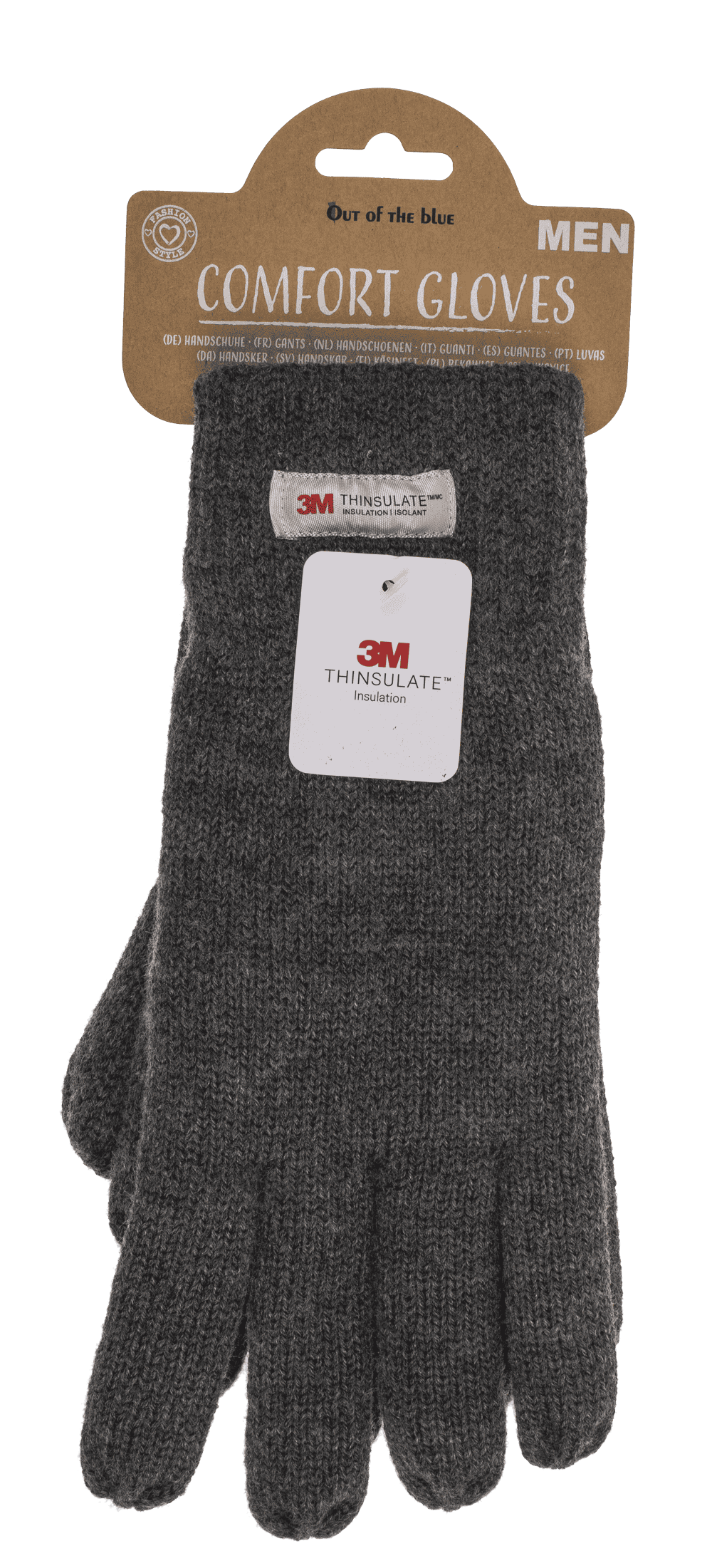 Mens gloves with 3M inner lining,