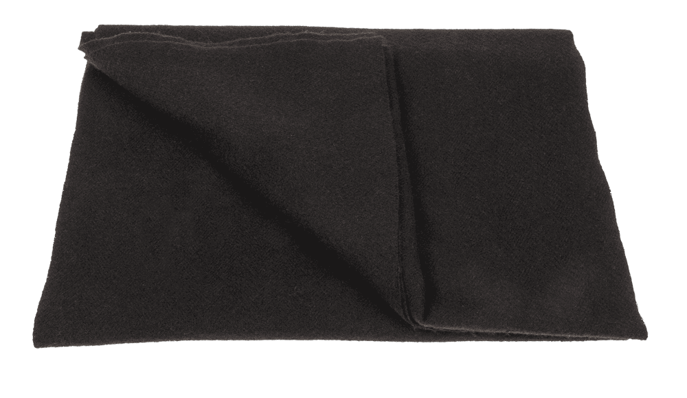 Uni coloured scarf, black, 30 x 170 cm,