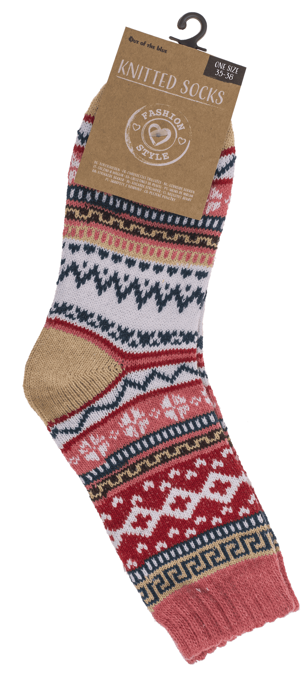 Knitted socks for women, Colorful,