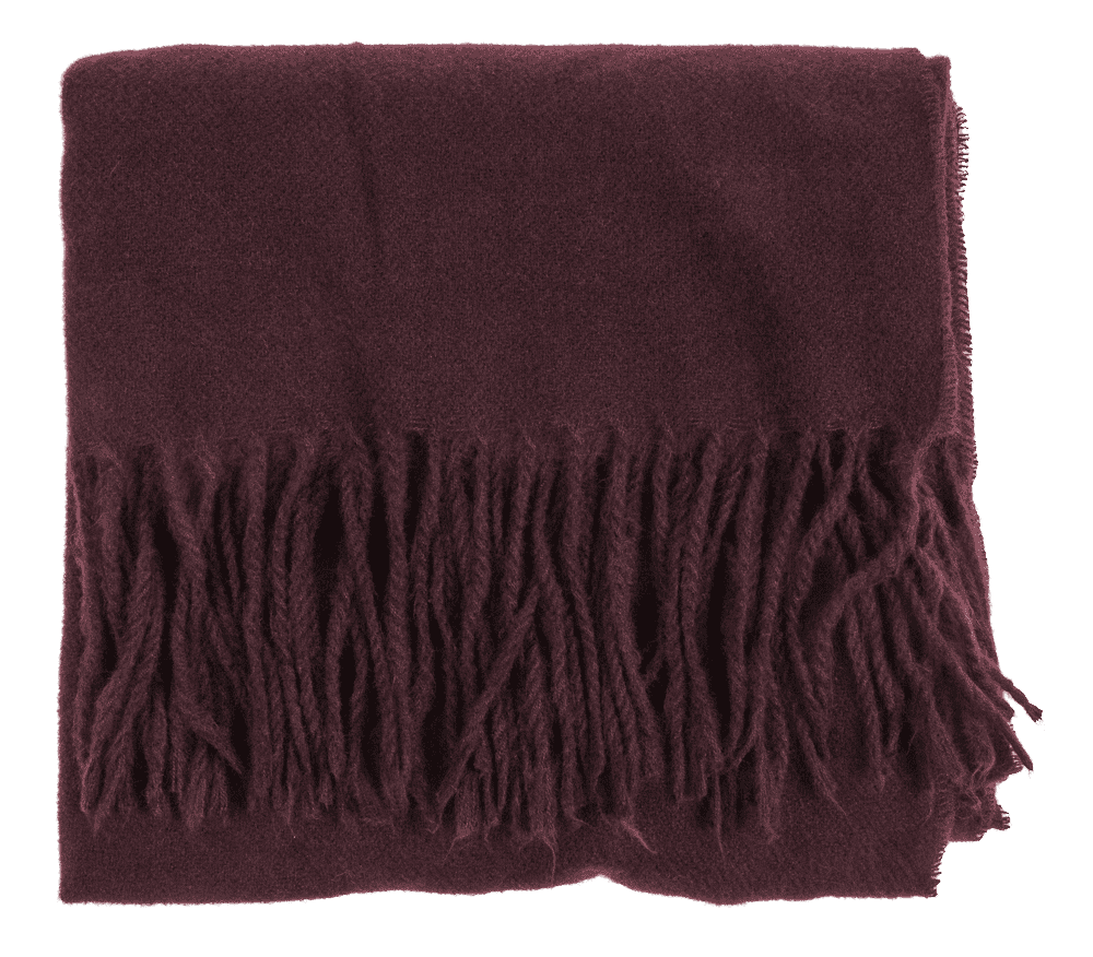 Scarf with tassels & fringes,