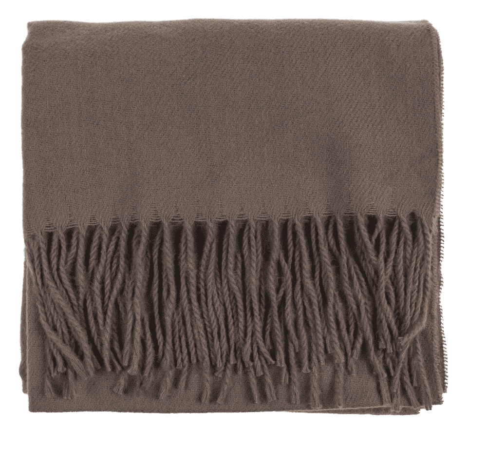 Scarf with tassels & fringes,
