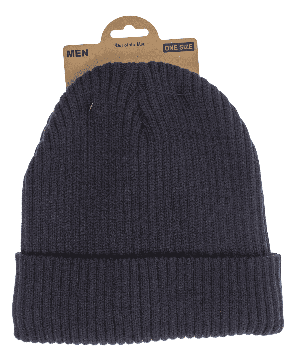 Men winter hat, Beanie, rib structure,