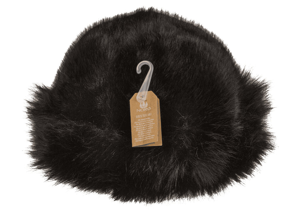 Women winter hat made of faux fur,