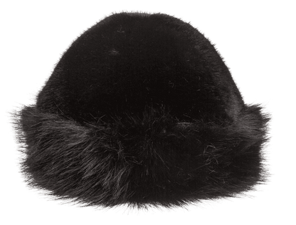 Women winter hat made of faux fur,