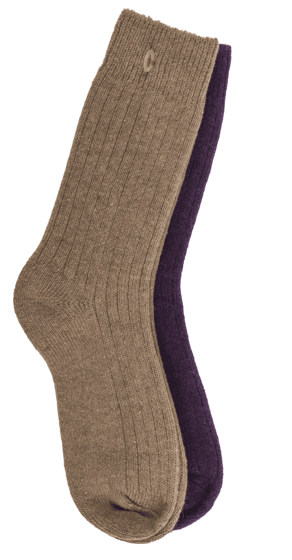 Knitted socks for woman, Uni, size 35-38,