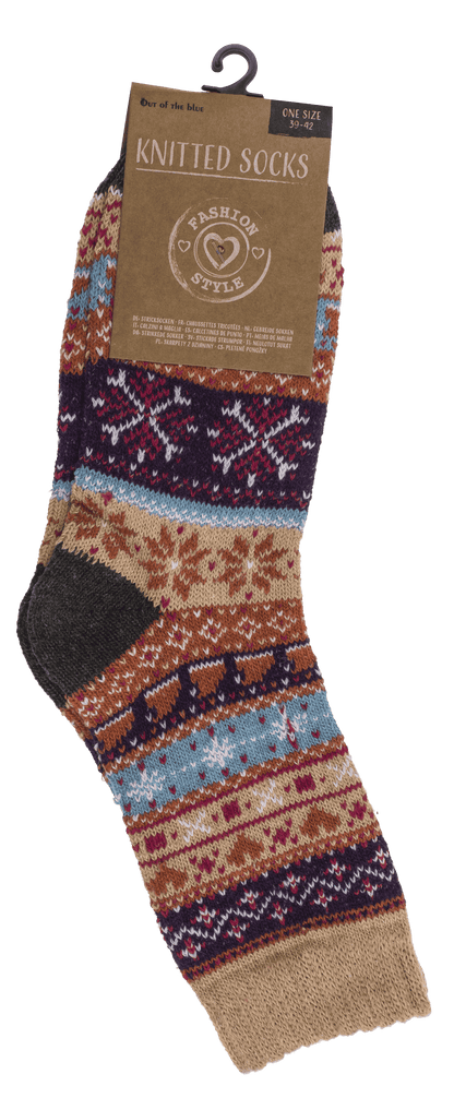 Women knitted socks, Winter,