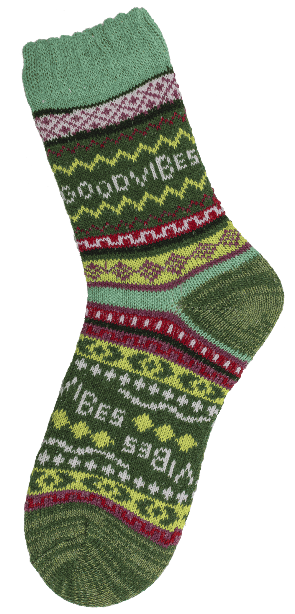 Knitted socks for women, Good Vibes,