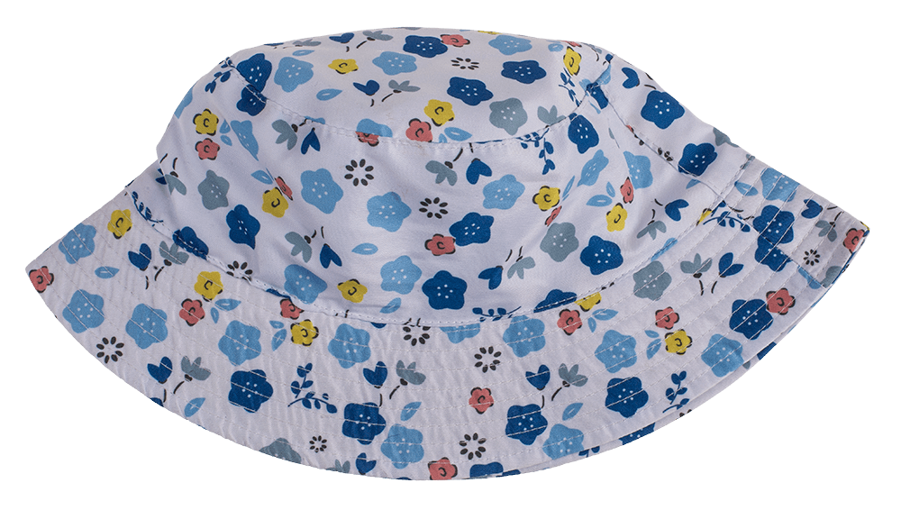 Kids bucket hat, Flowers, 2 ass.,