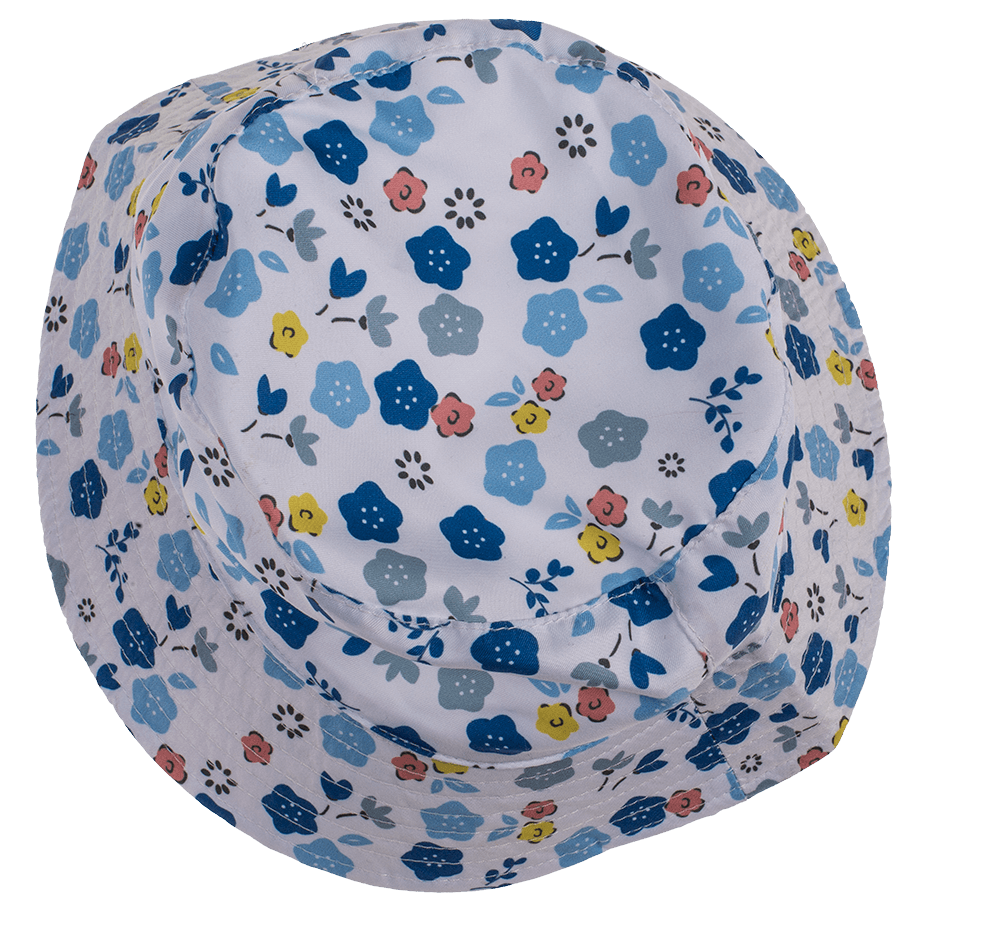Kids bucket hat, Flowers, 2 ass.,