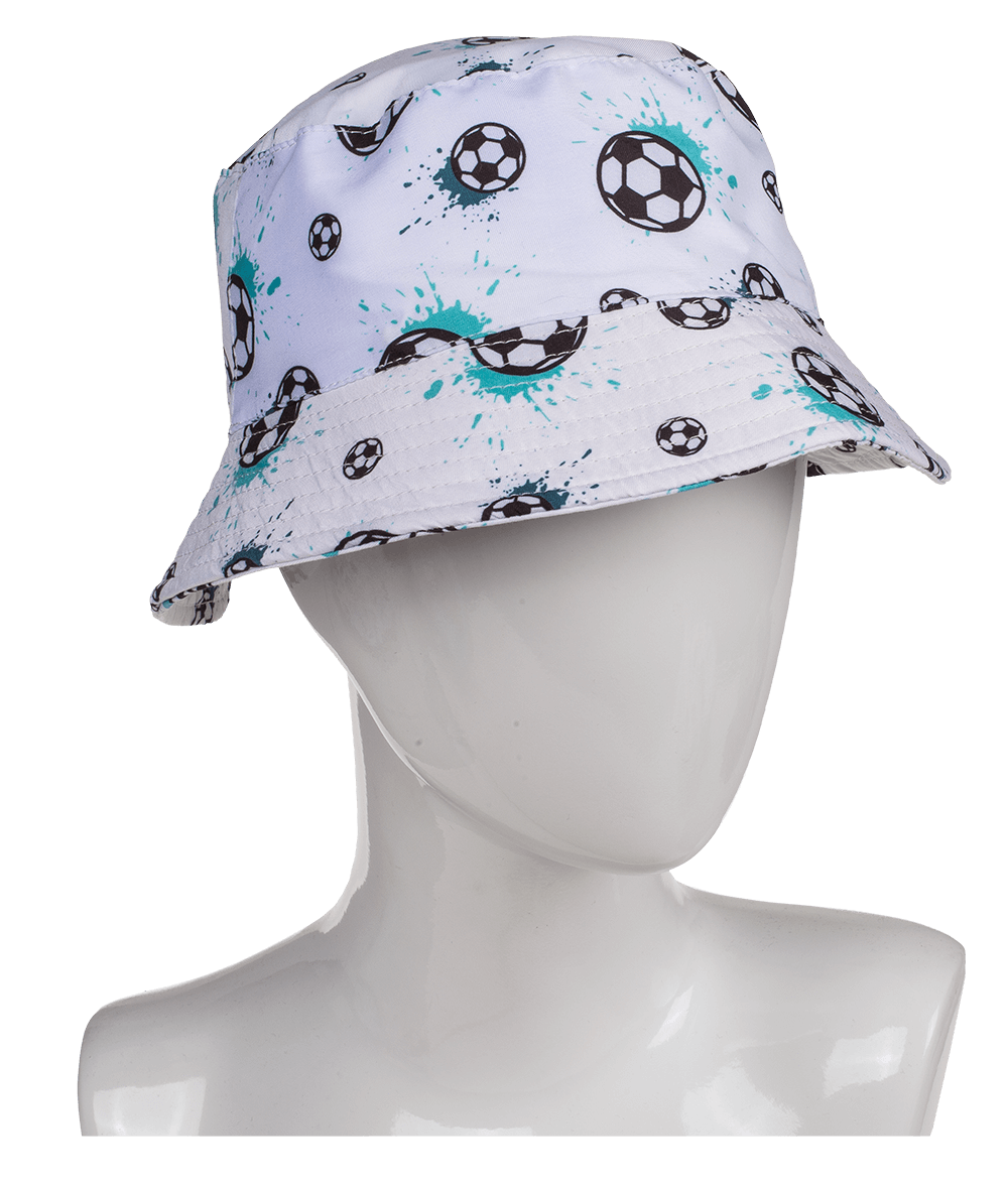 Kids bucket hat, Football, 4 ass.,