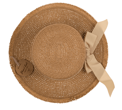 Straw Hat with ribbon. basic chic,