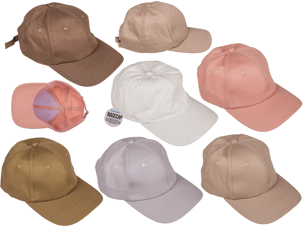 Basecap, Standard, 6 ass.,