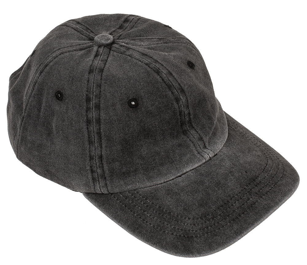 Basecap, Washed Look, 6 ass.,