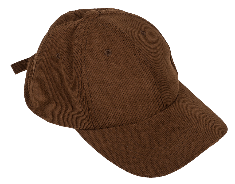 Cord basecap, 6 ass.,