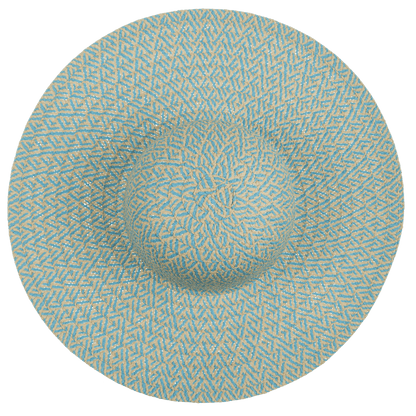 Straw hat, Colourful Elegance,