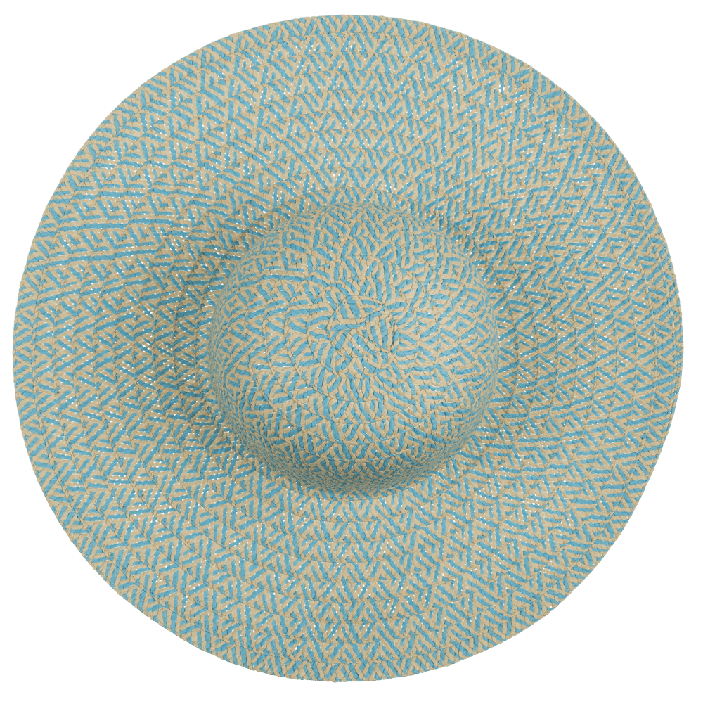 Sombrero de paja, Colourful Elegance