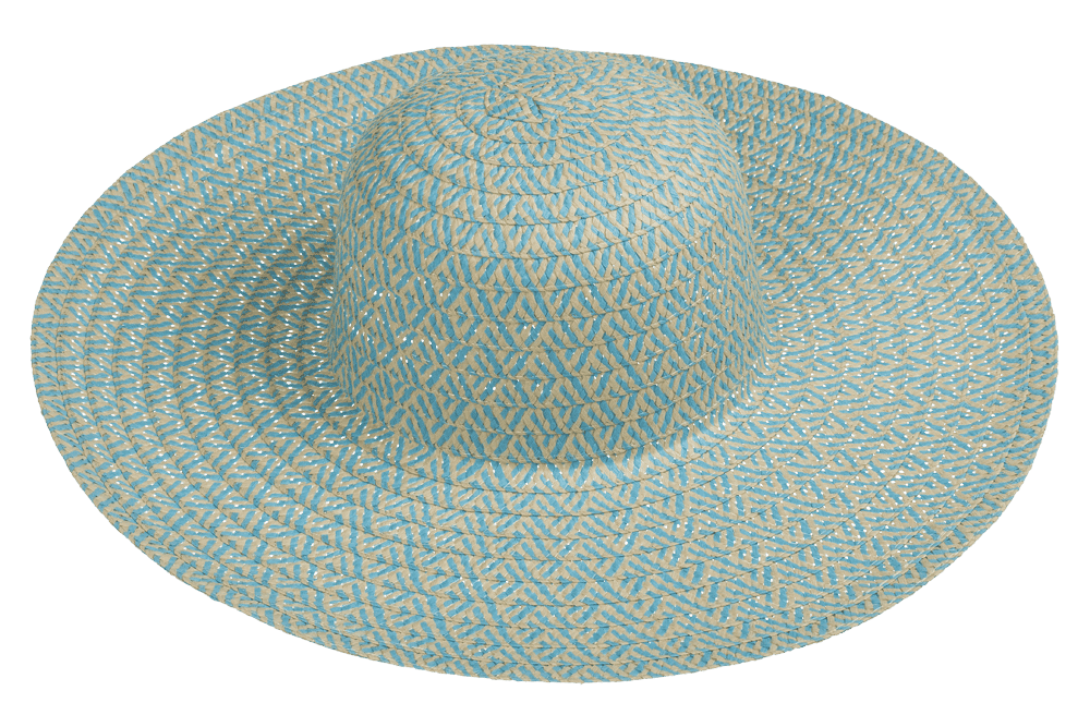 Straw hat, Colourful Elegance,
