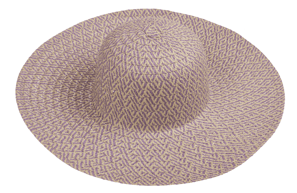 Straw hat, Colourful Elegance,