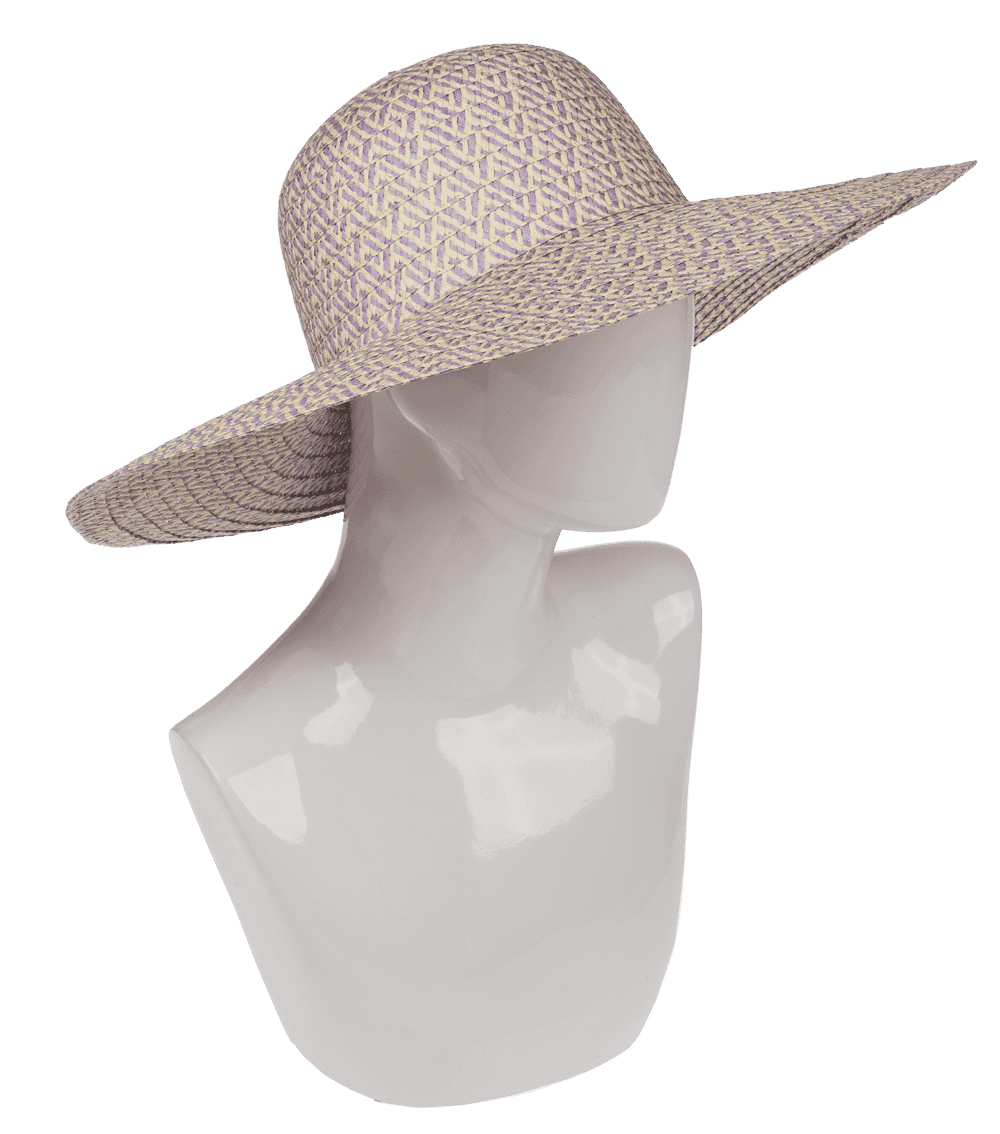 Straw hat, Colourful Elegance,