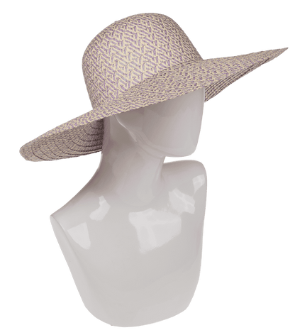 Straw hat, Colourful Elegance,