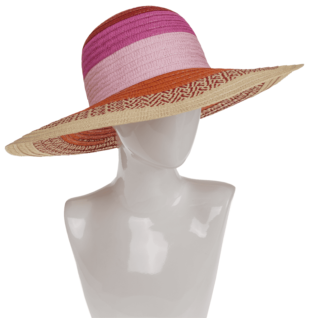Straw Hat, Happy colours, One size