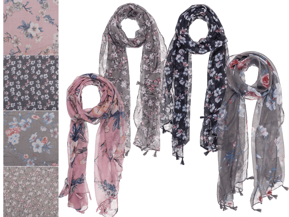 Printed summer scarf,