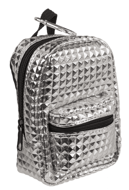 Purse, Metallic Backpack,