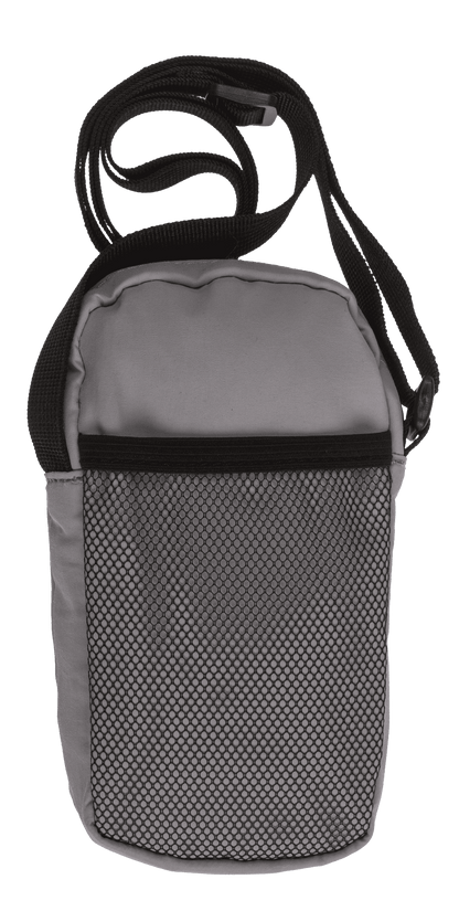 Shoulder bag, 2 main compartments + mesh pocket,