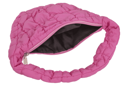 Quilted handbag, puffer bag, 28 x 21 cm,