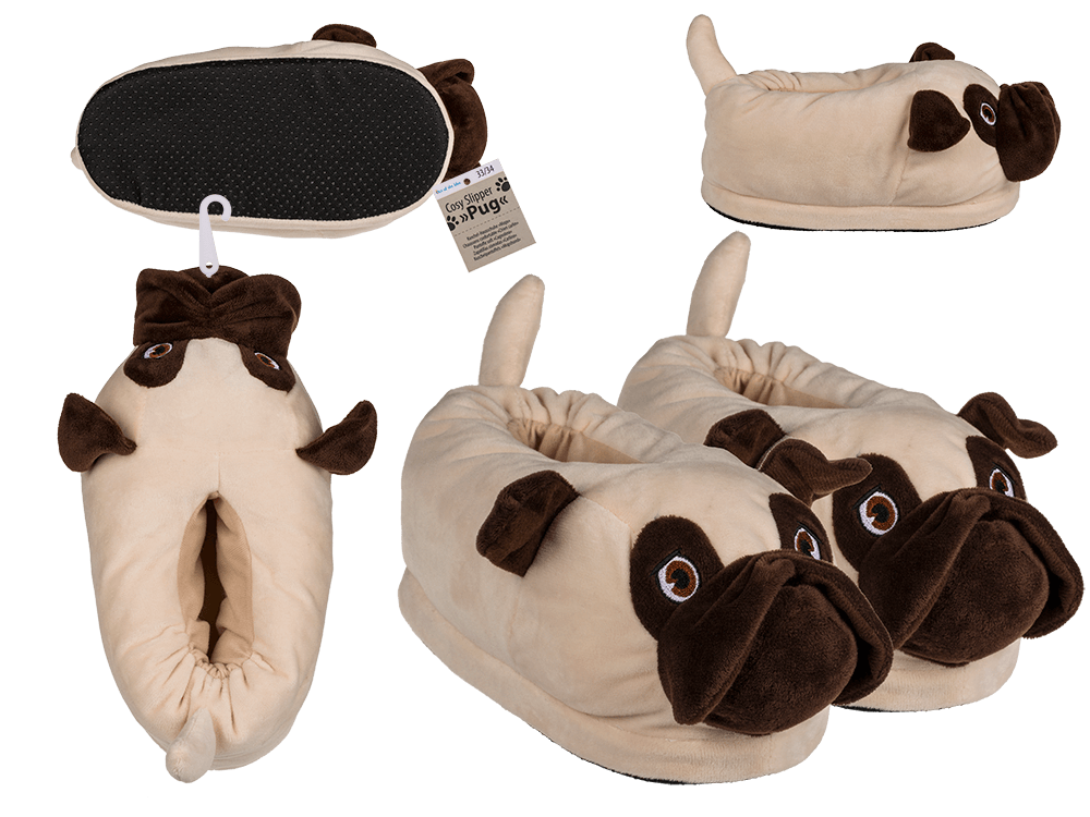 Cozy slipper, Pug,