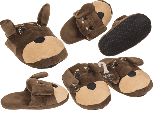 Cosy slipper with moveable ears, Dachshund,