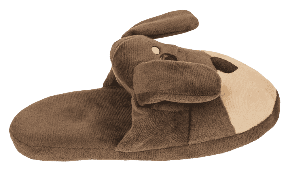 Cosy slipper with moveable ears, Dachshund,