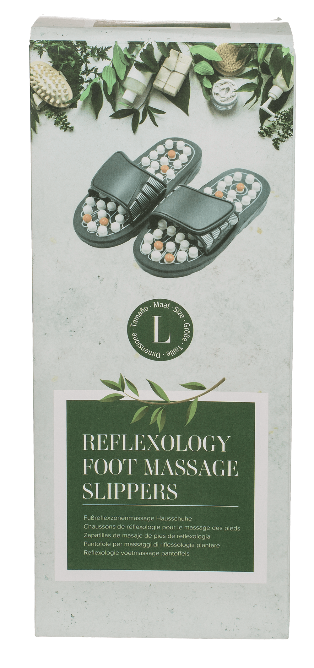 Reflexology Foot Massage Slippers, Size S,