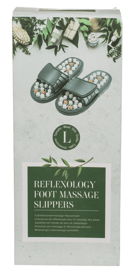 Reflexology Foot Massage Slippers, Size S,