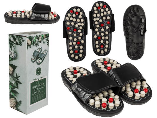 Reflexology Foot Massage Slippers, Size M,