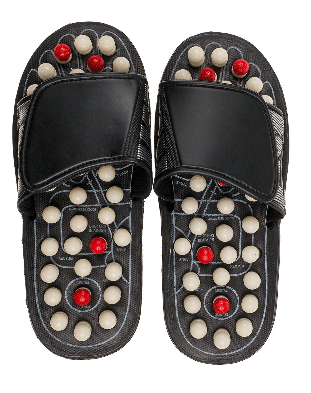 Reflexology Foot Massage Slippers, Size M,