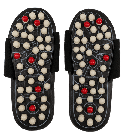 Reflexology Foot Massage Slippers, Size L,