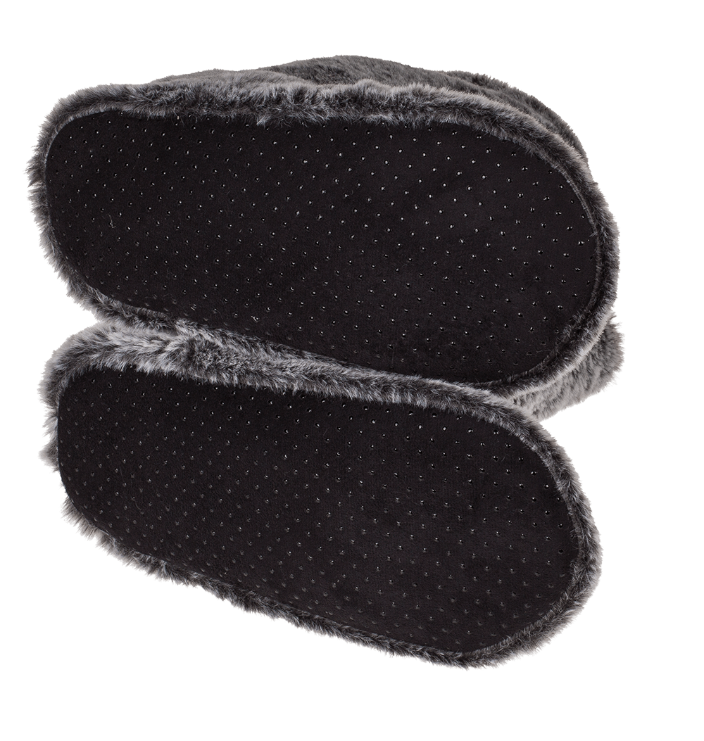 Grey colored boots woman slipper,