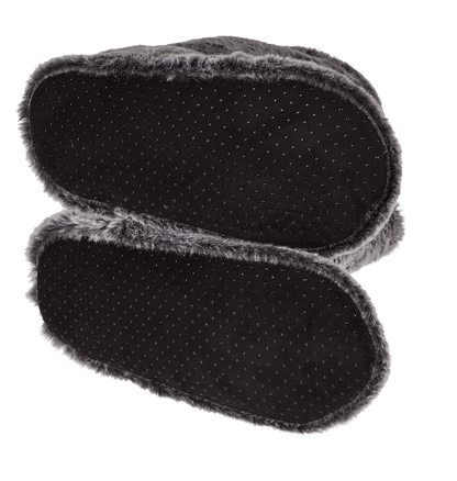 Grey colored boots woman slipper,