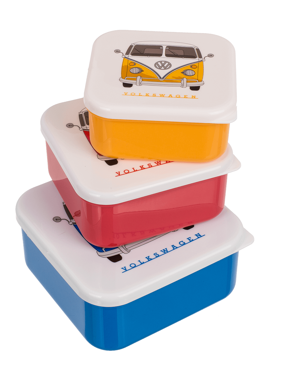 Lunch box set of 3, VW T1 Bus,