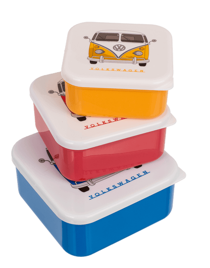 Lunch box set of 3, VW T1 Bus,