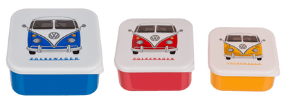 Lunch box set of 3, VW T1 Bus,