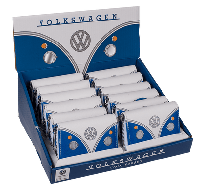 Purse, VW T1 Bus, blue, ca. 9 x 11 cm,