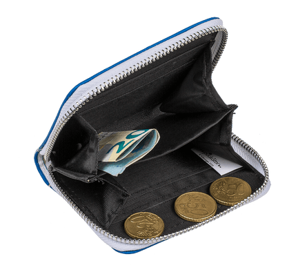 Purse, VW T1 Bus, blue, ca. 9 x 11 cm,