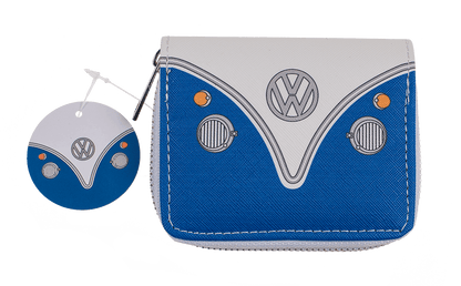 Purse, VW T1 Bus, blue, ca. 9 x 11 cm,