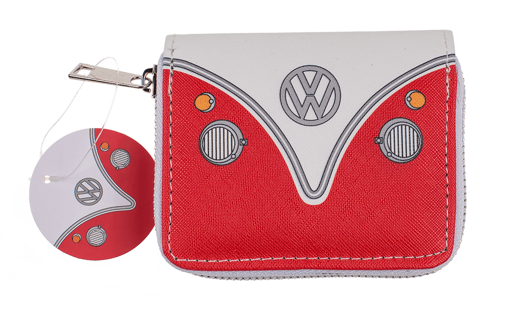 Purse, VW T1 Bus, red, ca. 9 x 11 cm,