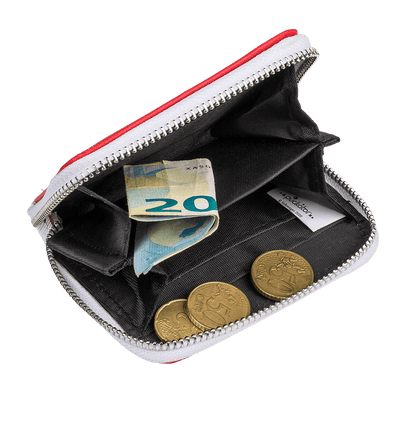 Purse, VW T1 Bus, red, ca. 9 x 11 cm,