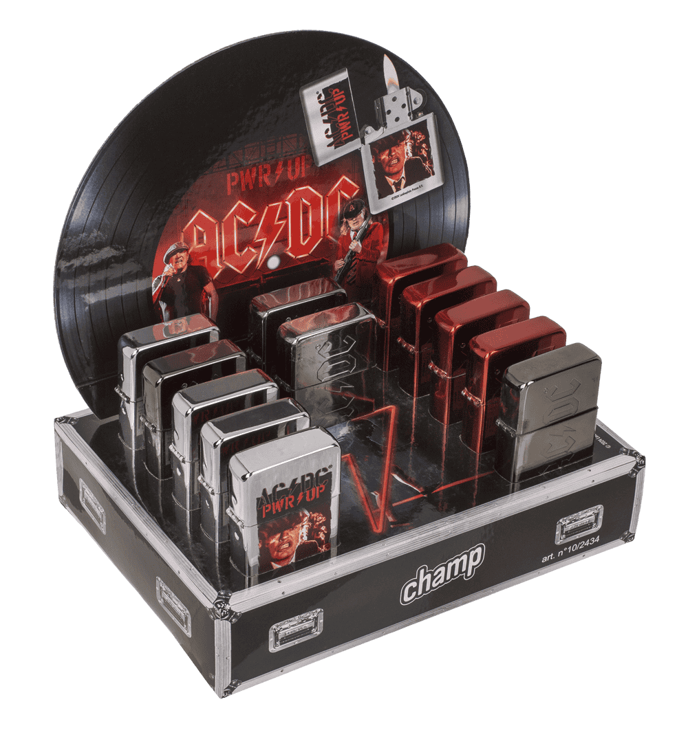 AC/DC, lighter,