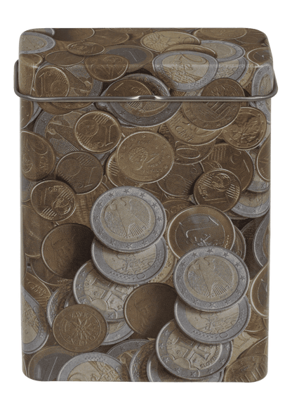 Metal cigarette case, 10 x 7 cm,