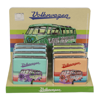 Metal cigarette case, 10 x 9,5 cm,